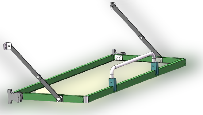 Couchetterahmen aus Magnesium