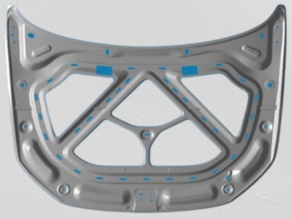 Motorhaube 2 aus Magnesium